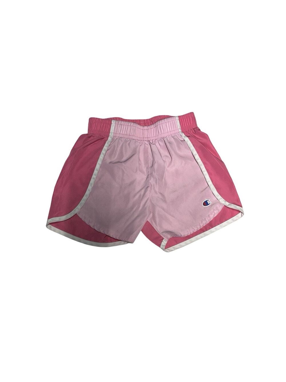 Champion Girls Pink Running Athletic Shorts Size 6 Elastic Waist Activewear Kids
